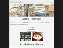 Tablet Screenshot of knihovnaivancice.cz